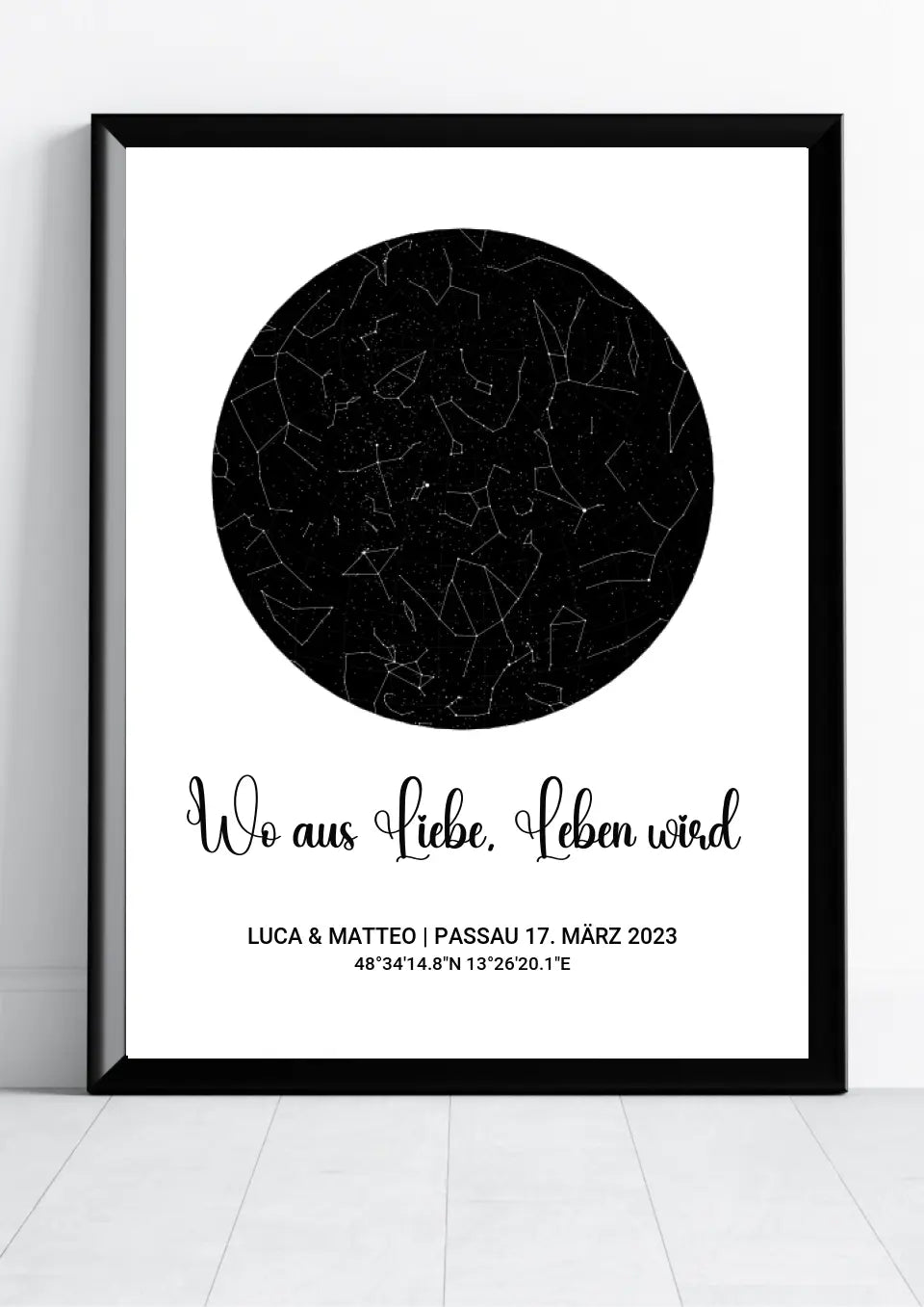 Sternenhimmel - Personalisiertes Poster