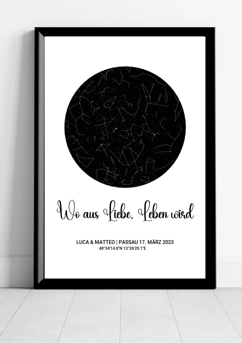 Sternenhimmel - Personalisiertes Poster