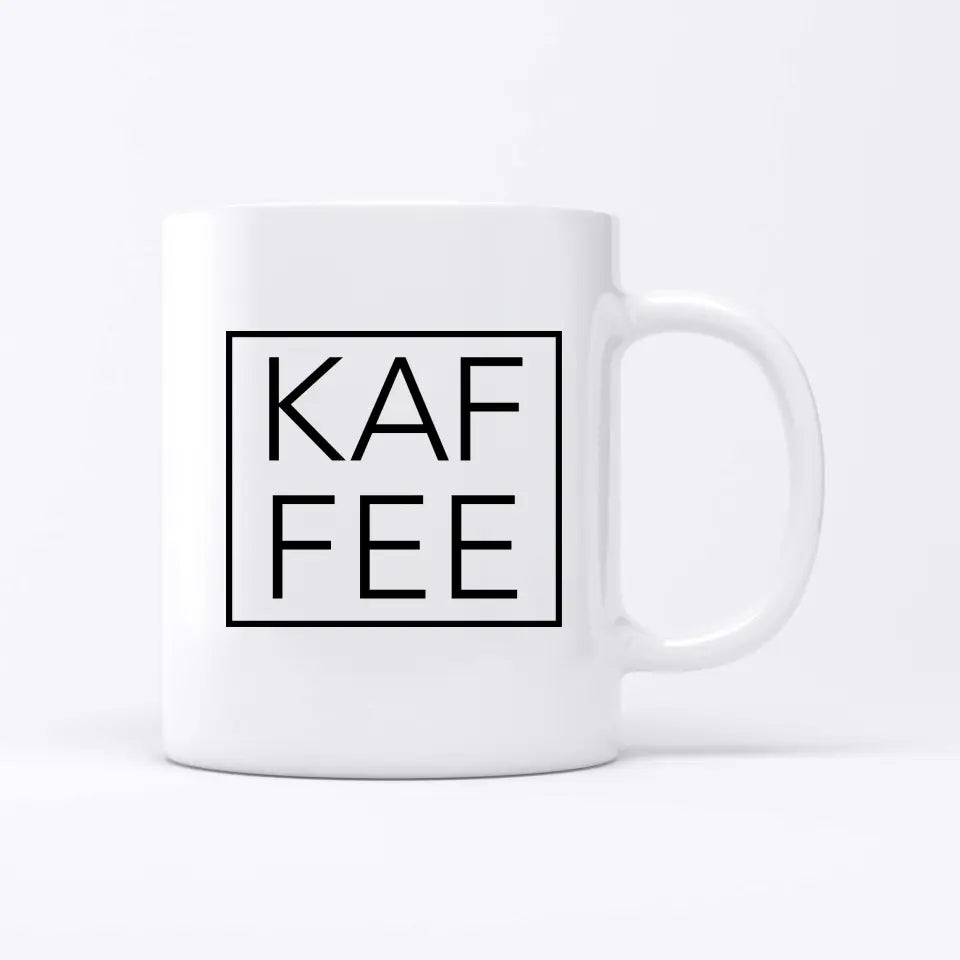 Morgenmuffel Katzentasse – Detailansicht personalisierte Katzen-Tasse