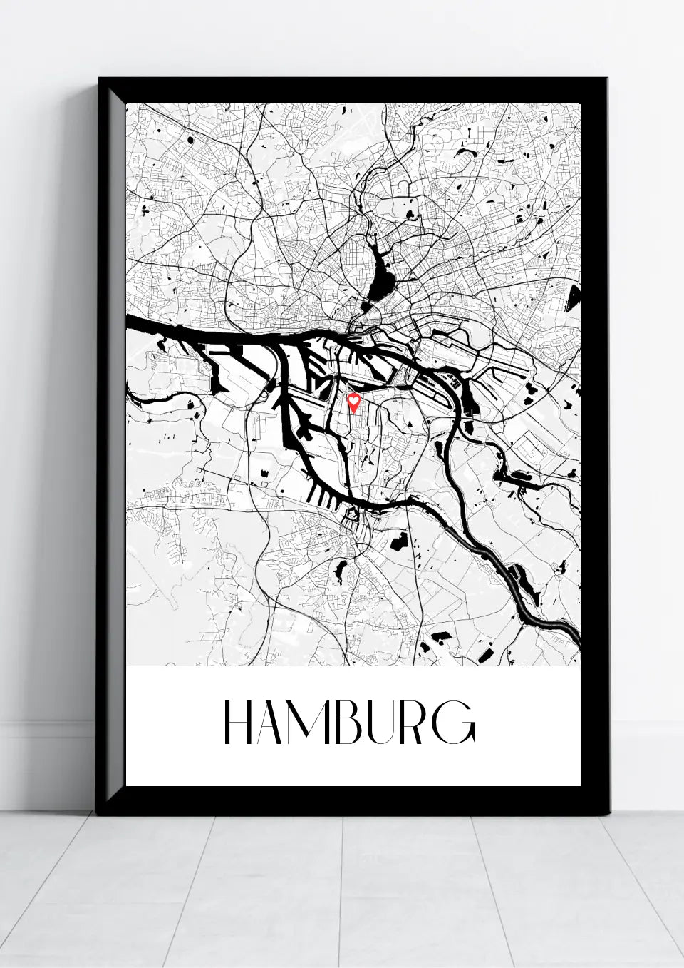 Stadtkarte - Personalisiertes Poster