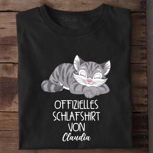 Offizielles Schlafshirt Katze