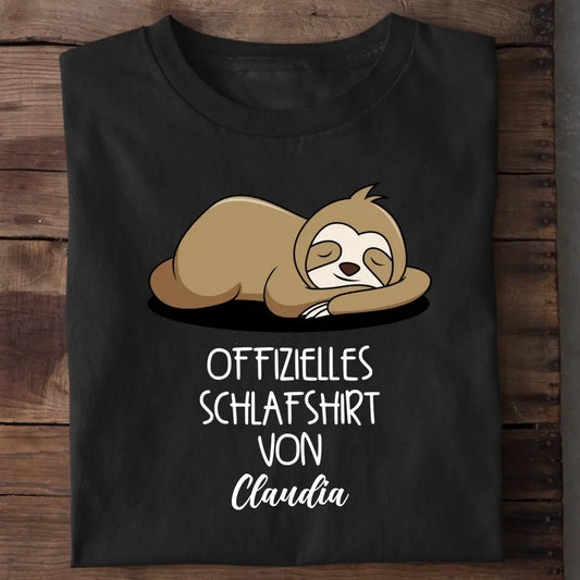 Offizielles Schlafshirt Faultier