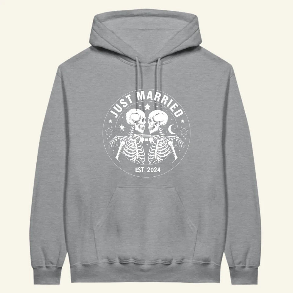 Just Married - Personalisierter Hoodie