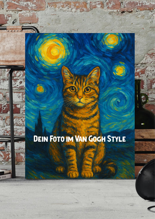 Dein Foto im Van Gogh Stil – Personalisierte Leinwand