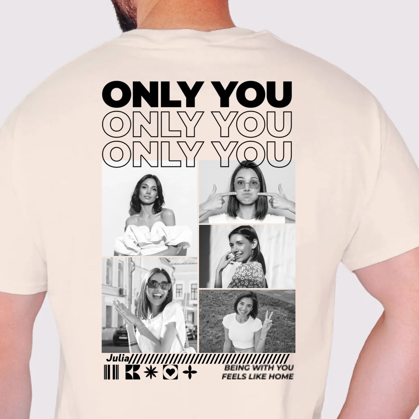 personalisiertes t-shirt – beste-freunde-parchen-t-shirt