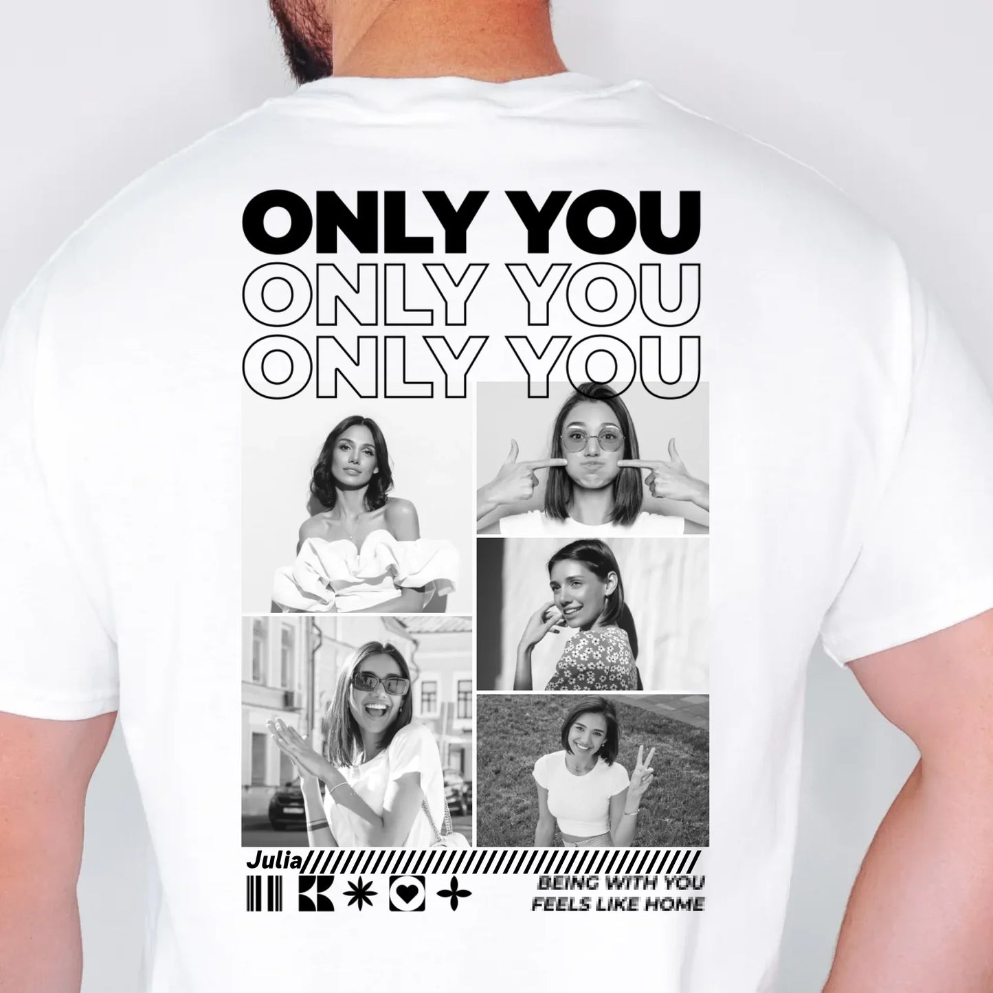 personalisiertes t-shirt – beste-freunde-parchen-t-shirt