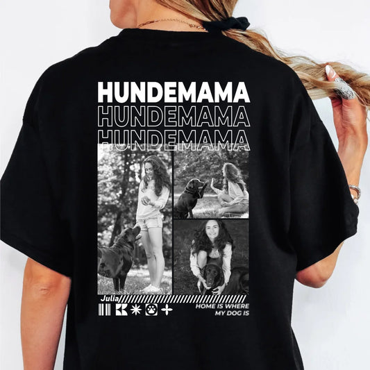personalisiertes t-shirt – beste hundemama t-shirt – personalisiert mit foto mit foto