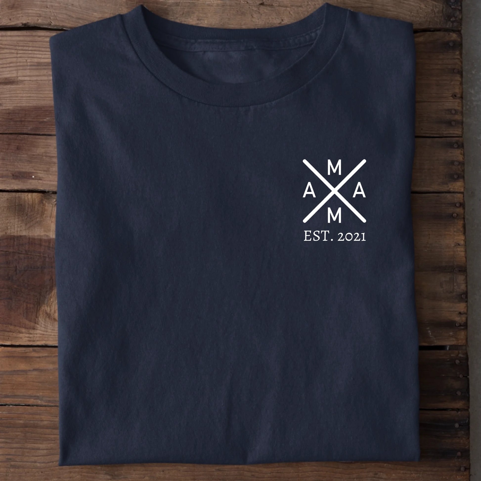 Mama Muttertags T-Shirt – Verschiedene Farben personalisiertes Mama-Shirt