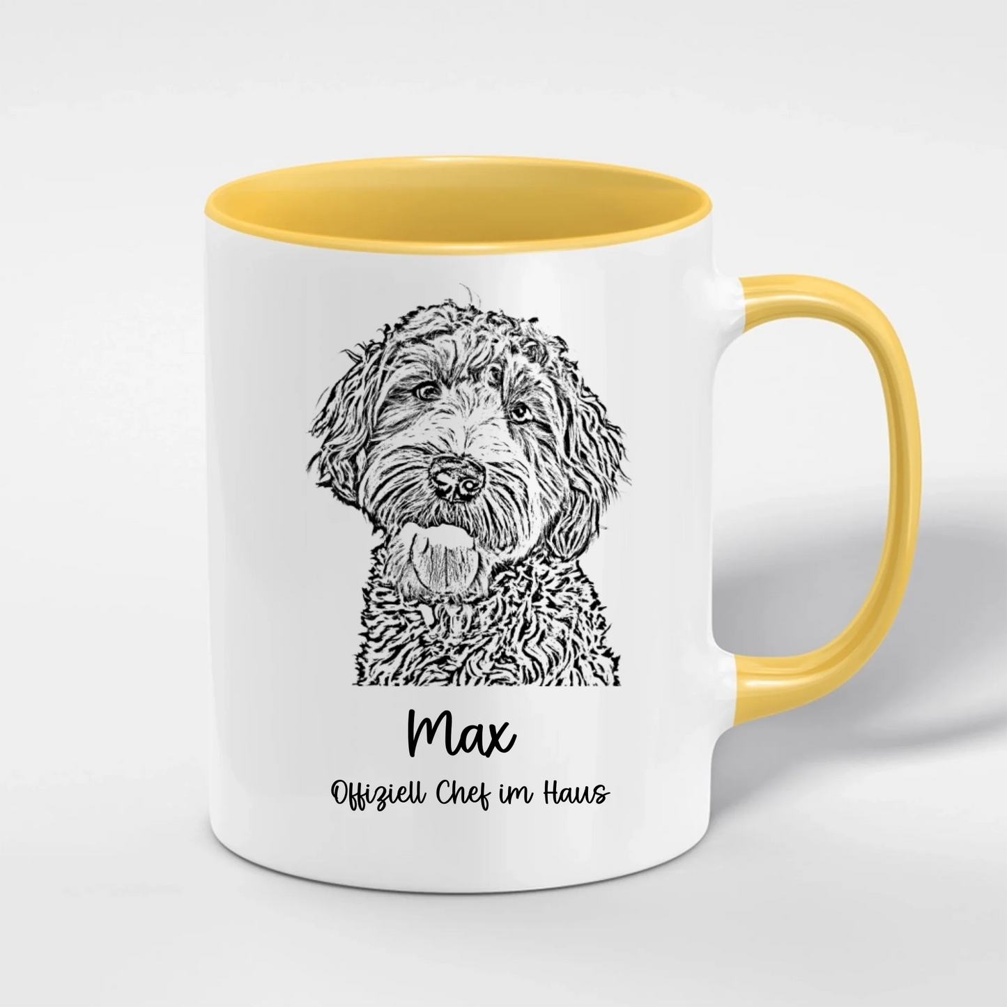 Personalisierte Tierportrait Tasse – Geschenk für Hundebesitzer & Katzenbesitzer