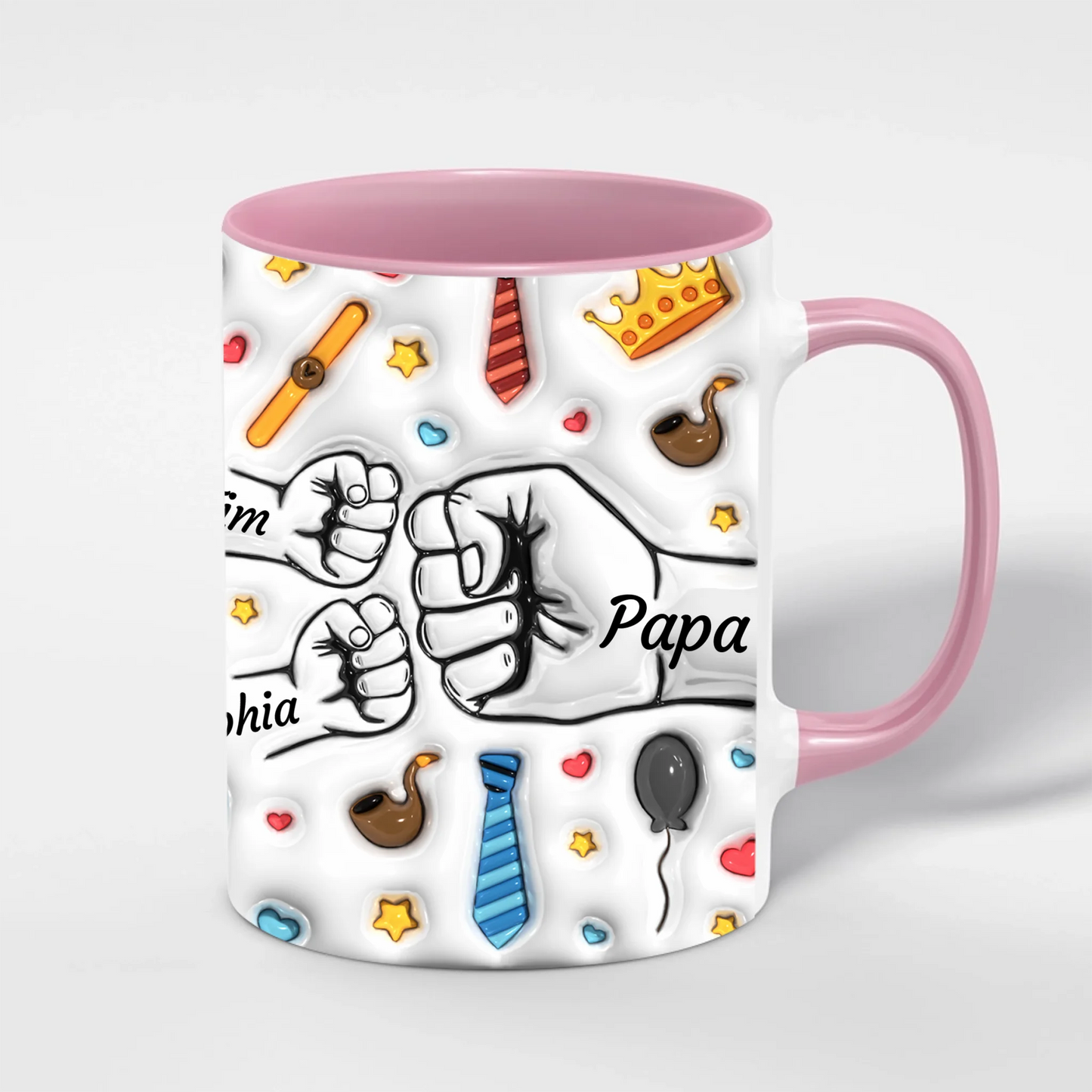 Best Dad Ever Tasse – Lifestyle Aufnahme der Kaffeetasse für Papa