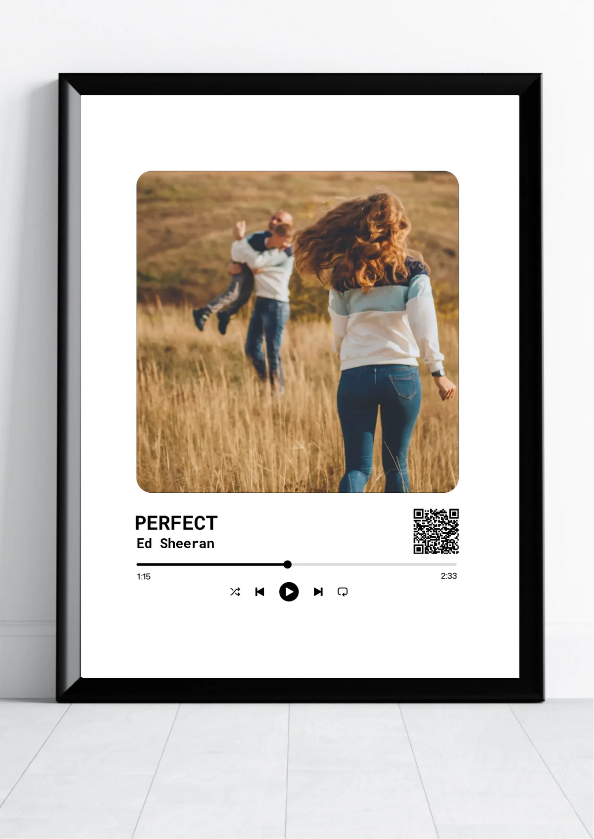 Spotify Poster personalisiert – Dein Foto & dein Song mit QR-Code
