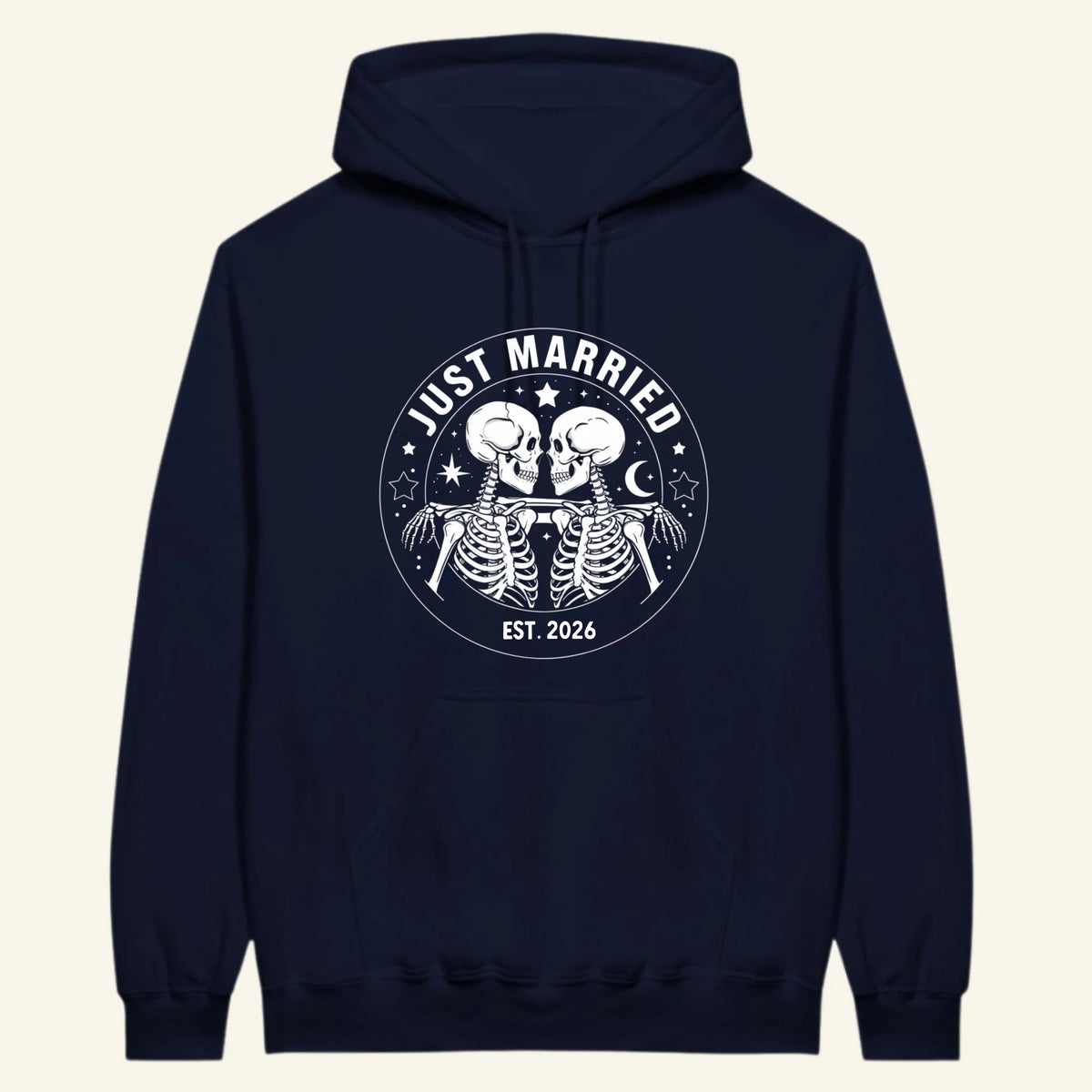 Just Married Hoodie – Personalisiert
