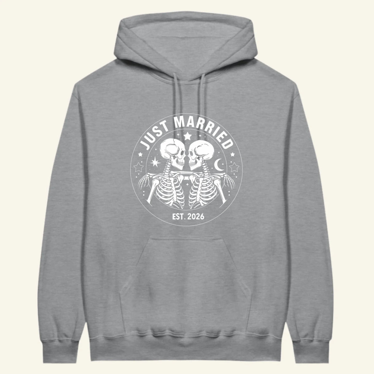 Just Married Hoodie – Personalisiert