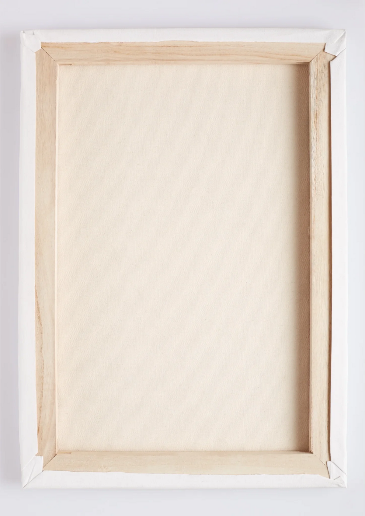 Rückseite der Leinwand – auf Holz-Keilrahmen gespannt, fertig zum Aufhängen