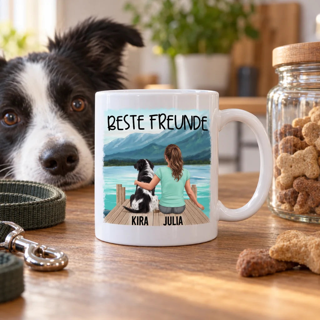Hunde-Tasse personalisiert als Geschenk
