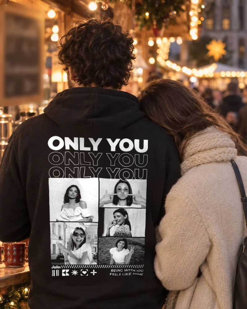 Getragen auf dem Weihnachtsmarkt