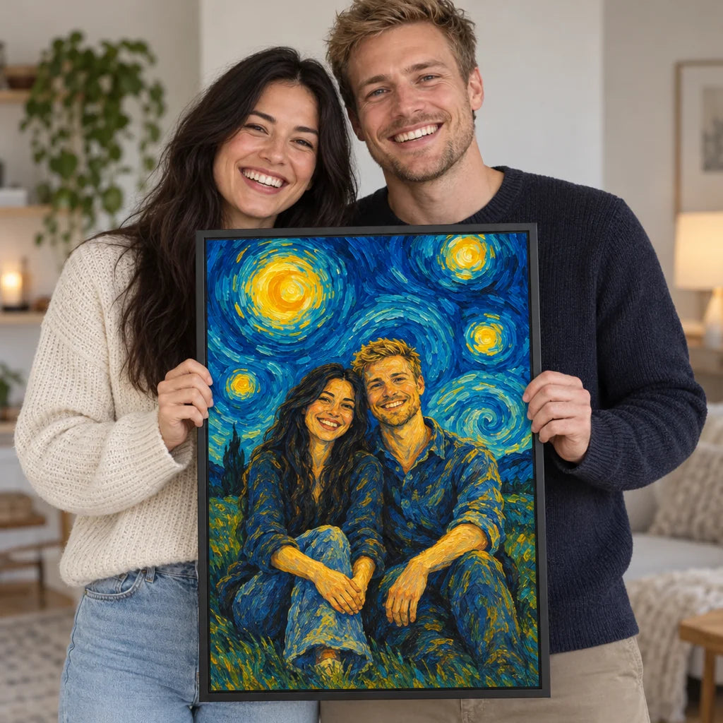 Van Gogh Poster personalisiert als Geschenk